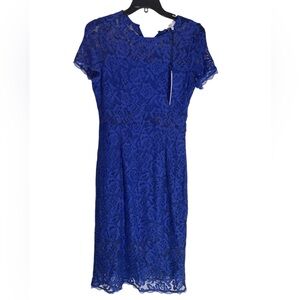NSR Royal Blue Lace Dress sz XL